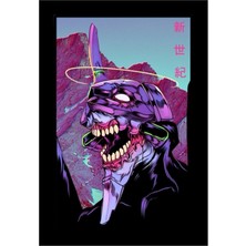 Jeronkarji Neon Genesis Evangelion Tablo Ahşap Poster Dekoratif