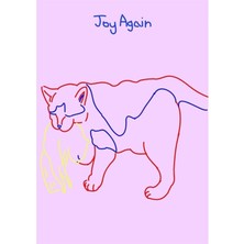 Jeronkarji Joy Again - Dışarı Bakıyor Logo Tablo Ahşap Poster Dekoratif