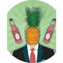 Jeronkarji Cam Hayvanlar-Domuz Soda Tablo Ahşap Poster Dekoratif