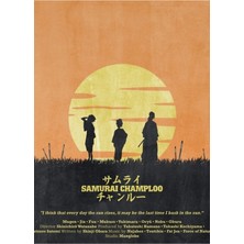 Jeronkarji Samuray Champloo - Güneşin Doğuşu Poster Tablo Ahşap Poster Dekoratif