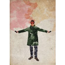 Jeronkarji Liam Gallagher (Oasis, Beady Eye) Manchester Britpop Suluboya Baskı Tablo Ahşap Poster Dekoratif