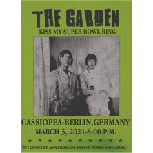Jeronkarji The Garden Band Kiss My Super Bowl Yüzük Tablo Ahşap Poster Dekoratif