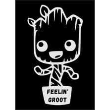 Jeronkarji Feelın Groot Dansı Tablo Ahşap Poster Dekoratif