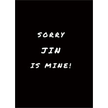 Jeronkarji Üzgünüm Jin Bts Benim Tablo Ahşap Poster Dekoratif KOD2421