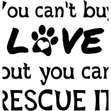 Jeronkarji Aşkı Satın Alamazsın Ama Kurtarabilirsin! Köpek Sevgilisi Gömleği. Tablo Ahşap Poster Dekoratif