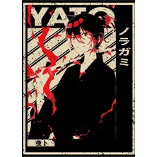 Jeronkarji Hayranları Için Yato Anime Noragami Sanat Hediyesi Tablo Ahşap Poster Dekoratif