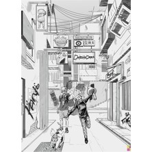 Jeronkarji Dorohedoro Tablo Ahşap Poster Dekoratif