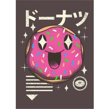 Jeronkarji Kawaii Çörek Tablo Ahşap Poster Dekoratif