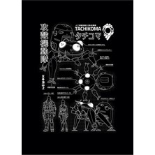 Jeronkarji Tachikoma Planı Tablo Ahşap Poster Dekoratif