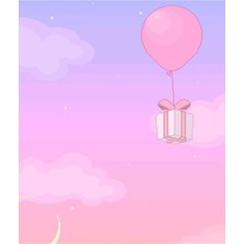 Jeronkarji Raibow Balon Tablo Ahşap Poster Dekoratif