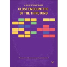 Jeronkarji NO353- Encounters Of The Thırd Kınd Tablo Ahşap Poster Dekoratif