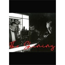 Jeronkarji The Shining Behind The Scenes Jack Nicholson Stanley Kubrick Tablo Ahşap Poster Dekoratif