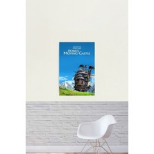 Jeronkarji Howl'un Hareketli Kalesi Tablo Ahşap Poster Dekoratif