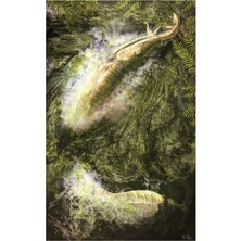 Jeronkarji Mastodonsaurus Tablo Ahşap Poster Dekoratif