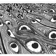 Jeronkarji Junji Ito - Gözler Tablo Ahşap Poster Dekoratif