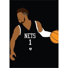 Jeronkarji D'angelo Russell Tasarım Tablo Ahşap Poster Dekoratif