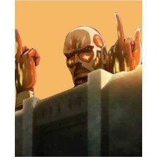 Jeronkarji Titanlara Devasa Titan Saldırısı (Snk) Komik Tasarım Tablo Ahşap Poster Dekoratif