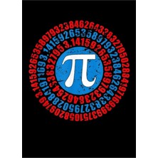 Jeronkarji Kaptan Pi Süper Kahraman Kalkanı Komik Matematik Pi Günü Ahşap Poster Dekoratif