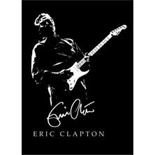 Jeronkarji Eric Clapton Rock Blues Müziği Stratocaster Tablo Ahşap Poster Dekoratif