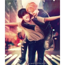 Jeronkarji Jihope Tablo Ahşap Poster Dekoratif KOD5654