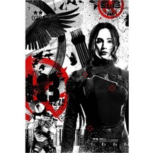 Jeronkarji The Hungers Games Portrait Tablo Ahşap Poster Dekoratif