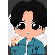 Jeronkarji Bts TABLOX01 Ahşap Poster Dekoratif KOD6053