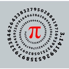 Jeronkarji Pi, ?, Spiral, Bilim, Matematik, Matematik, Irrasyonel Sayı, Sıra Tablo Ahşap Poster Dekoratif