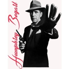Jeronkarji Humphrey Bogart Tablo Ahşap Poster Dekoratif