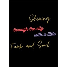 Jeronkarji Shining Through The City Dynamite Şarkı Sözleri Bts Tablo Ahşap Poster Dekoratif KOD96