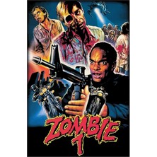 Jeronkarji Zombi Tablo Ahşap Poster Dekoratif