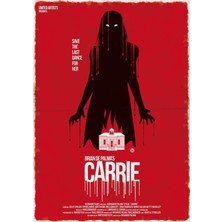 Jeronkarji Carrie (Kırmızı Koleksiyon) Tablo Ahşap Poster Dekoratif