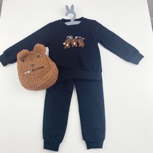 Bon Chic Baby Bebek/çocuk Ayıcık Çantalı 3lü Takım