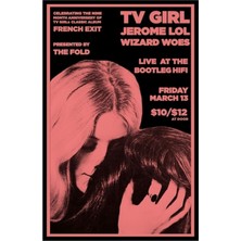 Jeronkarji Tv Kızı Fransız Çıkışı Tablo Ahşap Poster Dekoratif