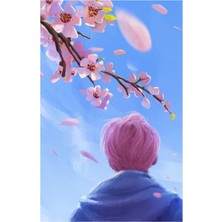 Jeronkarji Bahar Günü Tablo Ahşap Poster Dekoratif KOD4666