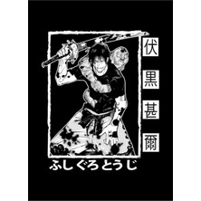 Jeronkarji Toji Fushiguro Manga Panel Tablo Ahşap Poster Dekoratif