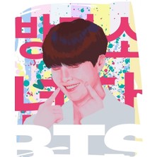 Jeronkarji Bts Kpop Tablo Ahşap Poster Dekoratif KOD5319