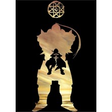 Jeronkarji Edward Alphonse - Fullmetal Alchemist Brotherhood Tablo Ahşap Poster Dekoratif