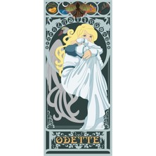Jeronkarji Odette Nouveau - Kuğu Prenses Tablo Ahşap Poster Dekoratif