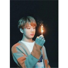 Jeronkarji Jungkook Tablo Ahşap Poster Dekoratif KOD5192