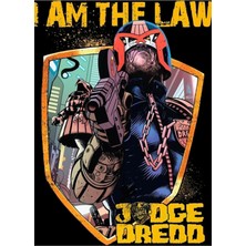 Jeronkarji Dredd - I Am The Law Tablo Ahşap Poster Dekoratif