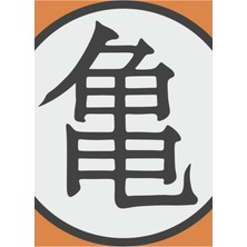 Jeronkarji Usta Roshi Kaplumbağa Kanji Tablo Ahşap Poster Dekoratif