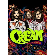 Jeronkarji Krem Bant, Clapton, Arka Plan Yok Tablo Ahşap Poster Dekoratif