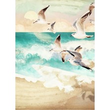 Jeronkarji Yaz Uçuşu Tablo Ahşap Poster Dekoratif