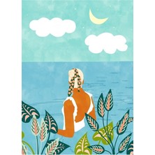 Jeronkarji Mutluluğun Peşinde #illüstrasyon #resim Tablo Ahşap Poster Dekoratif