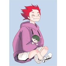 Jeronkarji Tendou Tablo Ahşap Poster Dekoratif