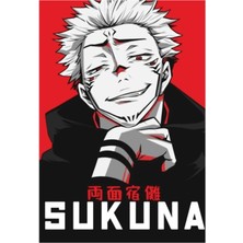 Jeronkarji Jujutsu Kaisen Sukuna 17 Tablo Ahşap Poster Dekoratif