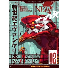 Jeronkarji Evangelion - Eva 02 Renkli Poster Tablo Ahşap Poster Dekoratif