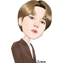 Jeronkarji Bts Jimin En Iyi Öğe Bangtan Boys Tablo Ahşap Poster Dekoratif KOD822