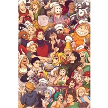 Jeronkarji Pro Heroes Potluck Tablo Ahşap Poster Dekoratif