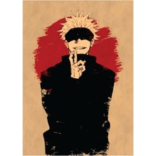 Jeronkarji Jujutsu Kaisen - Jujitsu Kaisen 11 Tablo Ahşap Poster Dekoratif